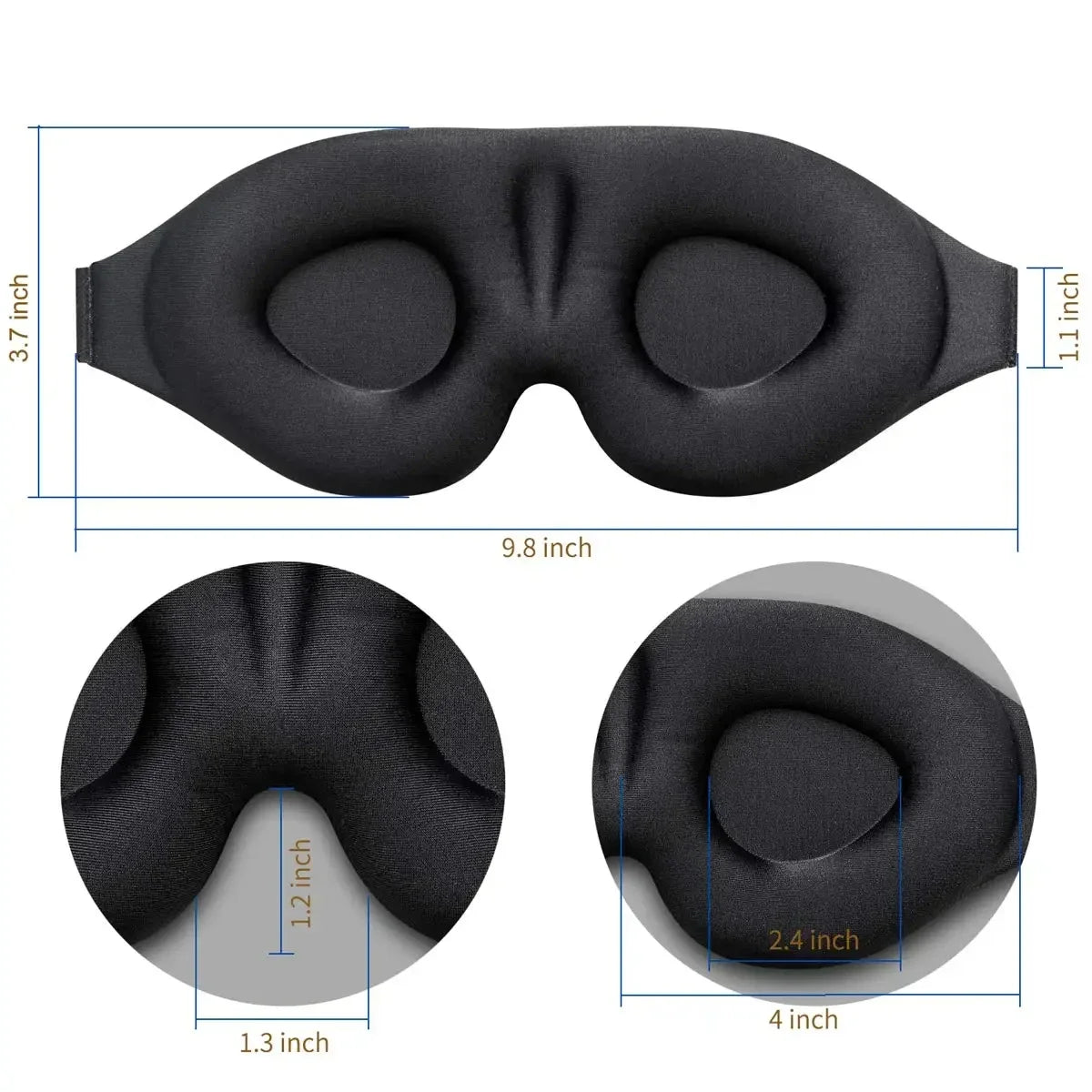 Luxury Sleep Eye Mask — Block Light and Fall Asleep Faster Every Night